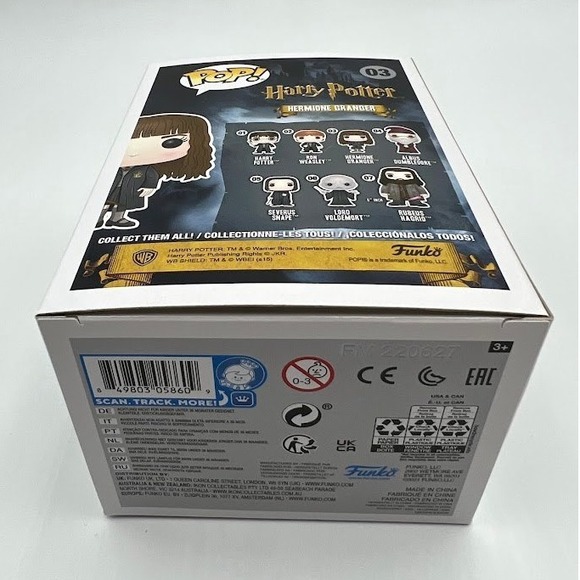 Funko Pop Harry Potter Hermione Granger Vinyl Figure 03 New In Box - Picture 6 of 6